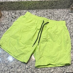 H&M Bright Green Swim Trunks